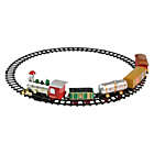 Alternate image 2 for Northlight 17-Piece Battery Operated Lighted and Animated Christmas Express Train Set with Sound