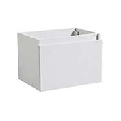 Fresca  Mezzo 30 White Wall Hung Modern Bathroom Cabinet