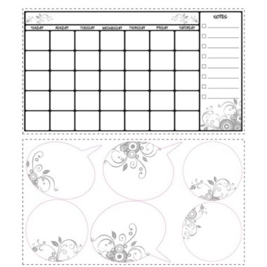 Roommates Decor Home Dry Erase Calendar Wall Decals. View a larger version of this product image.