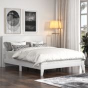 Galano Payne Wood Frame Queen Platform Bed with Headboard
