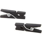 Alternate image 3 for Juvale Mini Clothespins for Photos (1 Inch, Black, Wood, 100 Pack)