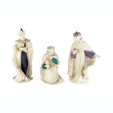 Lenox First Blessing Three Kings Porcelain Christmas Nativity Figurine Set of 3. View a larger version of this product image.