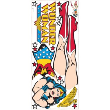 Roommates Decor Classic Wonder Woman Giant Wall Decals. View a larger version of this product image.