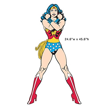 Roommates Decor Classic Wonder Woman Giant Wall Decals. View a larger version of this product image.
