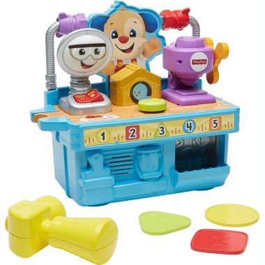Fisher-Price Laugh & Learn Busy Learning Tool Bench Baby Activity Toy. View a larger version of this product image.