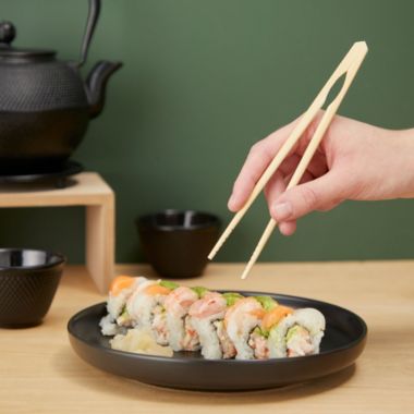 Okuna Outpost 6 Pairs Training Chopsticks for Kids, Reusable Bamboo Utensils for Beginners (7 Inches). View a larger version of this product image.