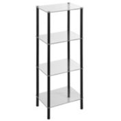 mDesign Floor Storage Tower Unit, 3 Tier