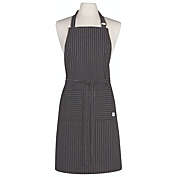 Contemporary Home Living 32" Black Pinstripe Now Designs Basic Kitchen Chef&#39;s Apron