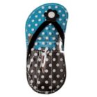 Alternate image 1 for Blue Polka Dot Flip Flop Design Manicure Set New