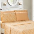 Alternate image 0 for Lux Decor Collection 6-Pieces Deep Pocket Microfiber Printed Bed Sheet Set in California King Size Taupe