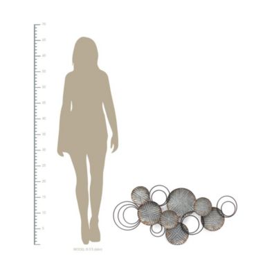 HomeRoots Home Decor 41 Farmhouse Galvanized Metal Plates - 321175. View a larger version of this product image.