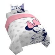 Saturday Park Disney Minnie Mouse Dreaming of Dots 100% Organic Cotton Duvet Cover & Sham Set