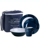 Alternate image 0 for Marine Business Living 17 Piece Melamine Tableware Set & Basket (Service for 4)