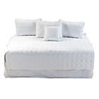Alternate image 0 for Karat Home Jeanne 6 Piece Honeycomb Quilt Set in White (Daybed)