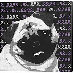 Great Art Now Pug by Posters International Studio 24-Inch x 24-Inch Canvas Wall Art