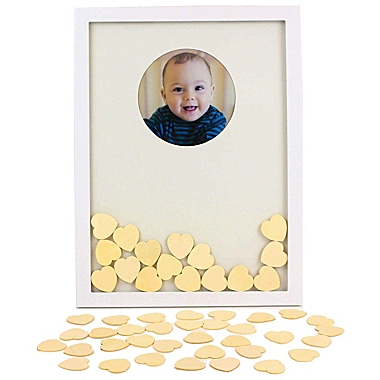 Plushible Keepsake 50 Wooden Hearts Shadowbox Frame. View a larger version of this product image.