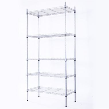 Inq Boutique 5-Shelf Adjustable, Heavy Duty Storage Shelving Unit , Steel Organizer Wire Rack. View a larger version of this product image.
