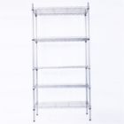 Alternate image 2 for Inq Boutique 5-Shelf Adjustable, Heavy Duty Storage Shelving Unit , Steel Organizer Wire Rack