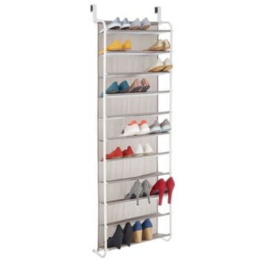 mDesign Large Wall Mount/Over Door 11 Shelf Hanging Storage Rack. View a larger version of this product image.