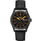 Alternate image 0 for Seiko 5 Mens Black/Orange Sports Watch
