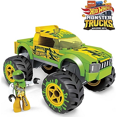 Hot Wheels &#63;Mega Gunkster Monster Truck Building Set with 69 Pieces with Micro Figure Driver. View a larger version of this product image.