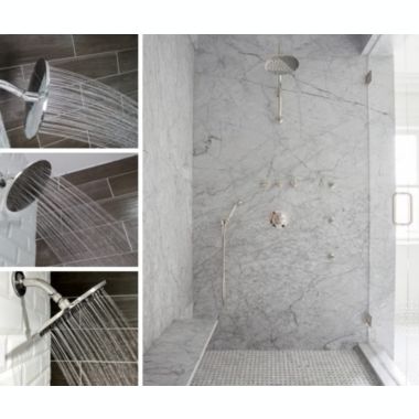 Maison High Pressure 8" Modern Rainfall Showerhead Brushed Nickel Luxury Showerhead -Tool Free Installation - Best Showerhead, Bathroom Essential. View a larger version of this product image.
