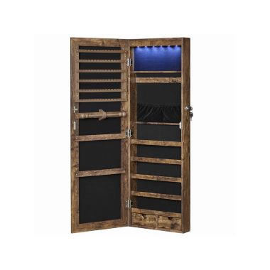 BreeBe Wall-Mounted Jewelry Cabinet with Lights. View a larger version of this product image.