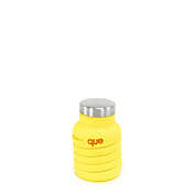 Que Factory Yellow Spiral Collapsible Water Bottle - 12 oz.