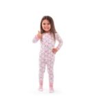 Alternate image 1 for Sleep On It Infant/Toddler Girls Fairytale Unicorns Snug Fit 2-Piece Pajama Sleep Set with Matching Socks