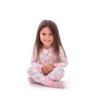 Alternate image 2 for Sleep On It Infant/Toddler Girls Fairytale Unicorns Snug Fit 2-Piece Pajama Sleep Set with Matching Socks