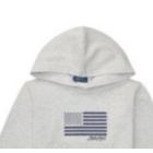 Alternate image 1 for Ralph Lauren Little Boy's Embroidered Terry Cotton Hoodie Gray Size 5