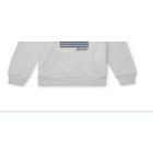 Alternate image 2 for Ralph Lauren Little Boy's Embroidered Terry Cotton Hoodie Gray Size 5