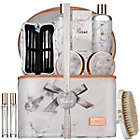 Alternate image 0 for Luxe 16pc Bath and Body Set With Cosmetic Bag, Perfumes and More, Rose Spa Kit