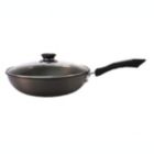 Alternate image 2 for Sunpentown 12" Hard Anodized Flat Bottom Wok Cookware