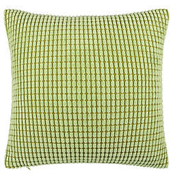 PiccoCasa 1 Pc Soft Corduroy Throw Pillow Cover, Polyester Corn Striped Decorative Cushion Cover, Sofa Pillowcase for Bedding Home decors, Pale Green, 26
