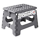 Alternate image 0 for Casafield 9&quot; Folding Step Stool with Handle - Portable Collapsible Small Plastic Foot Stool for Kids and Adults - Use in the Kitchen, Bathroom and Bedroom