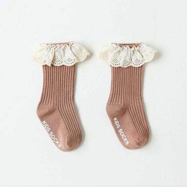 eyelet lace socks