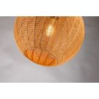 Alternate image 2 for ELE Light & Decor Hazel 1-Light Woven Globe Beige Pendant Design Pendant Light with Rattan Shade