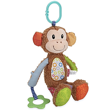 Nuby Interactive Soft Plush Pal Toy- Om+, Monkey. View a larger version of this product image.