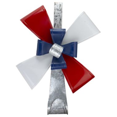 GCI 21.25" Red, White and Blue Christmas Wreath Hanger. View a larger version of this product image.