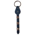 Alternate image 0 for Star of David Charm Blue Leather Strap Sleigh Bell Door Hanger 12 In Made in USA