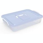 Alternate image 0 for Chef Pomodoro Dough Proofing Box, 15 x 11-Inch, Fit 4-6 Dough Balls, Household Pizza Dough Tray Kit (Blue)