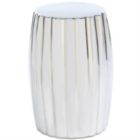 Alternate image 1 for Accent Plus Dramatic Silver Ceramic Stool or Side Table