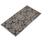 Alternate image 3 for Chaudhary Living 2.5' x 5' Gray and White Damask Rectangular Area Throw Rug