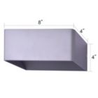 Alternate image 1 for Canyon Home LED Gray Large 4"L x 8"W x 4"H Wall Lamp 2pcs Pack