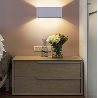 Canyon Home LED Gray Large 4"L x 8"W x 4"H Wall Lamp 2pcs Pack. View a larger version of this product image.