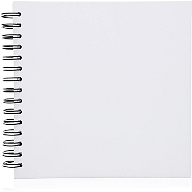 Paper Junkie Hardcover Blank Scrapbook Photo Album (8 x 8 Inches, White, 40 Sheets). View a larger version of this product image.