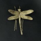 Alternate image 1 for Contrast 7 Inch Resin Gold Dragonfly Painted Sculpture Wall Art Home Decor Hanging Statue