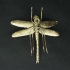 Alternate image 3 for Contrast 7 Inch Resin Gold Dragonfly Painted Sculpture Wall Art Home Decor Hanging Statue