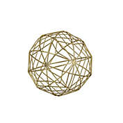 Cheungs Decorative Gold Metal Orb 8.25"Dia